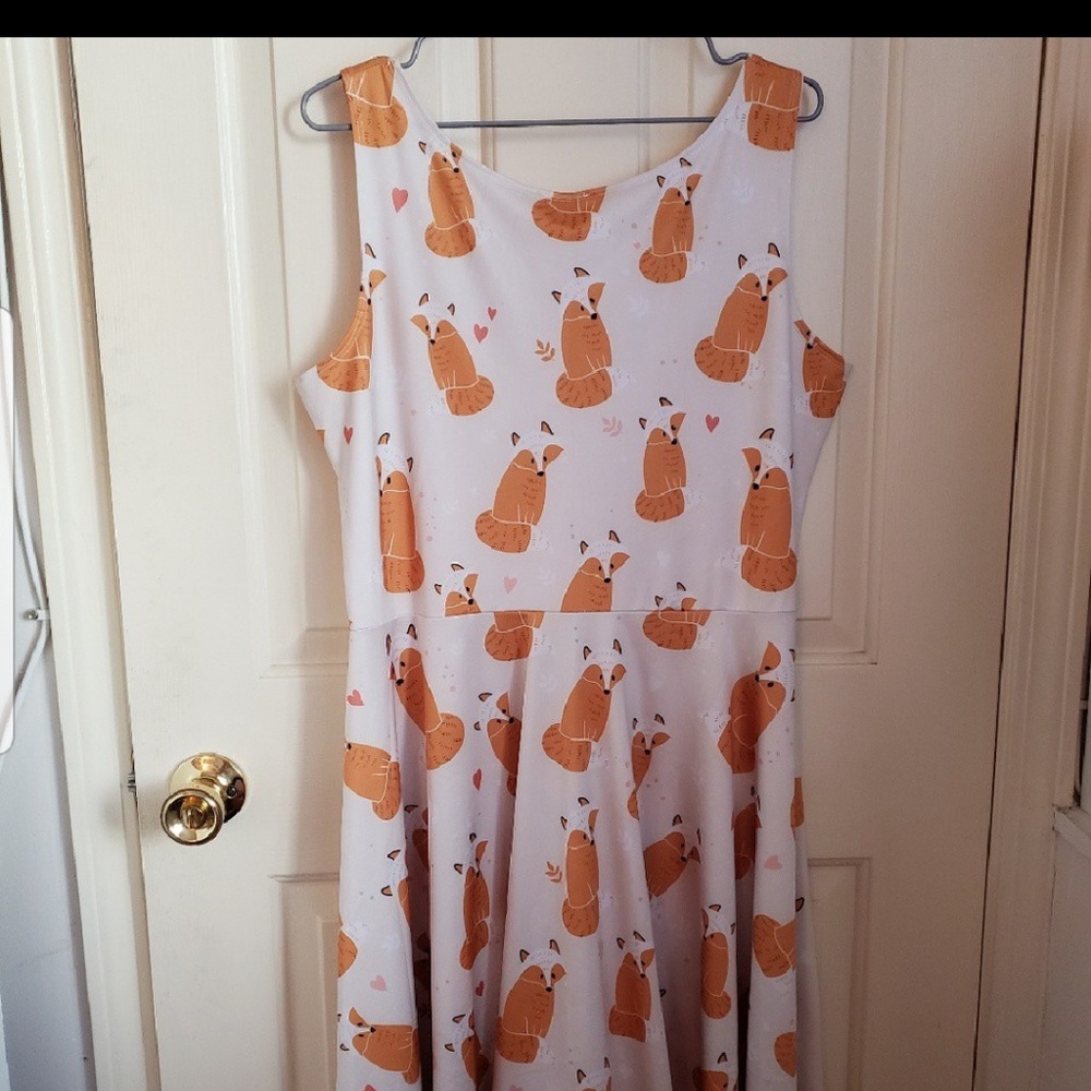 CowCow Fox Dress XL (tag says 2X)